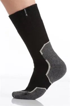 Aclima Warmwool Socks. Svart/grå