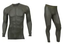 Aclima Woolnet Set Olive Night (Tröja O Byxa)