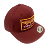 Wolfcreek Pike Patch Fitted Snapback - Burgundy